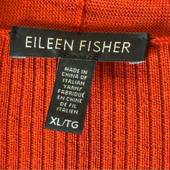 Eileen Fisher Merino Wool Open Cardigan XL - Picture 8 of 9